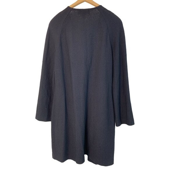 VTG St. John Collection Women's Knit Cardi Size 10 Wool Blend Black USA 7461 - Picture 4 of 8